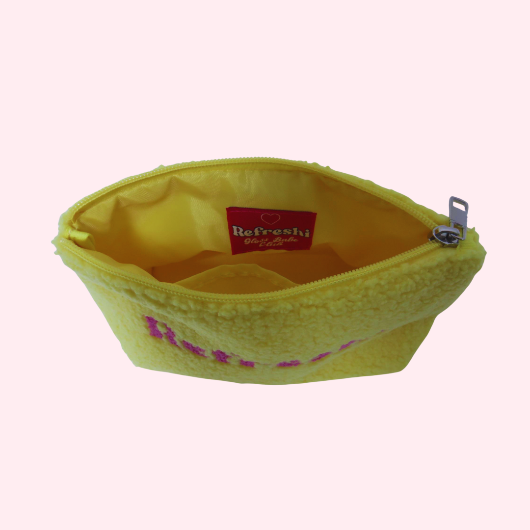 Banana Yellow Makeup Bag