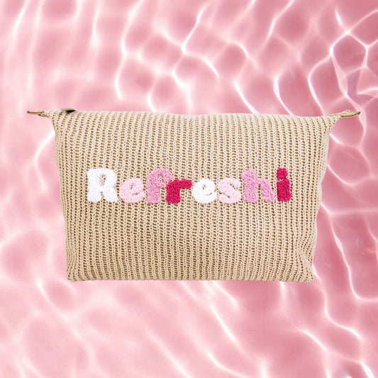 Knitted XL Makeup Bag