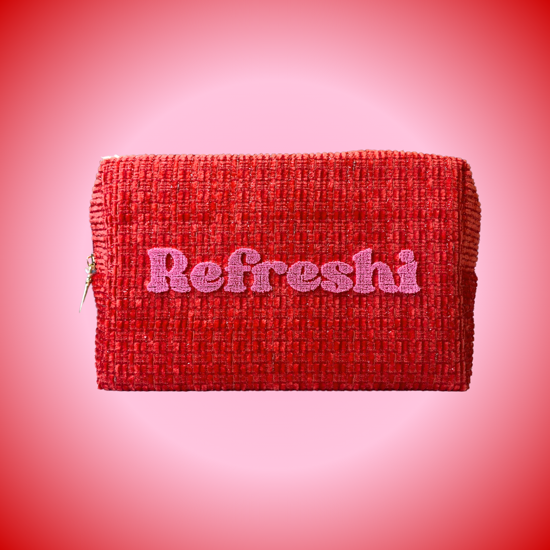Corduroy XL Makeup Bag