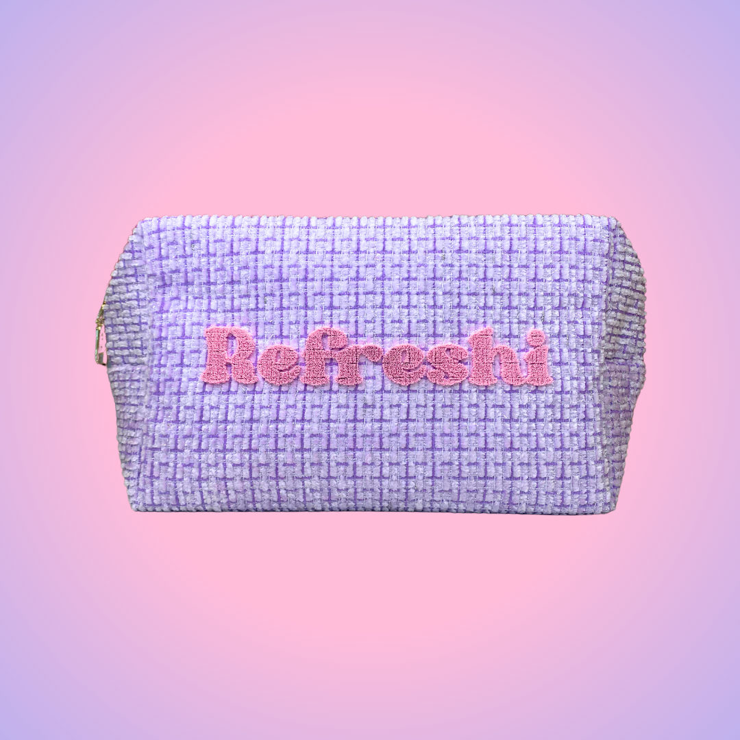 Corduroy XL Makeup Bag