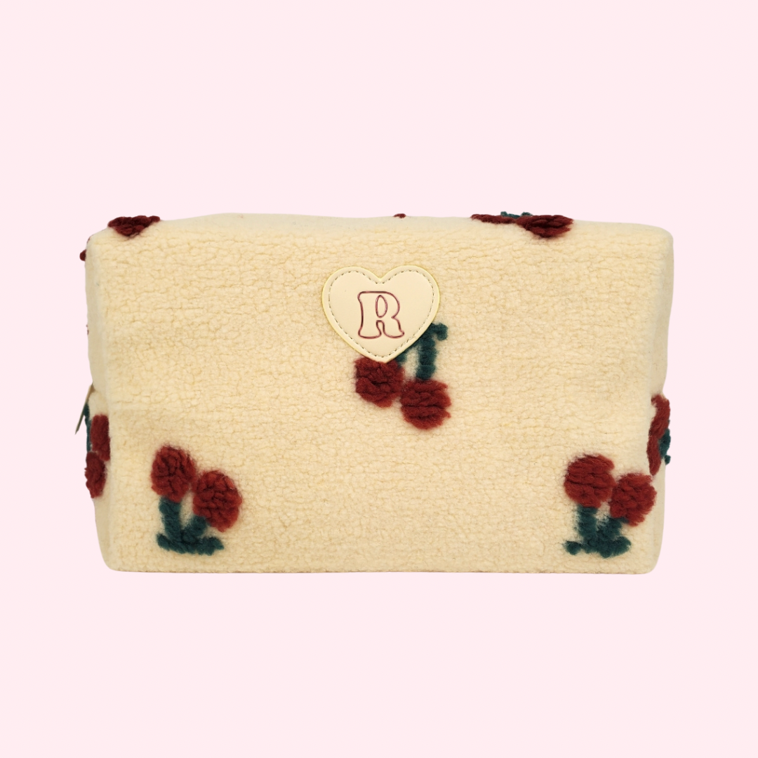 Cherry XL Makeup Bag